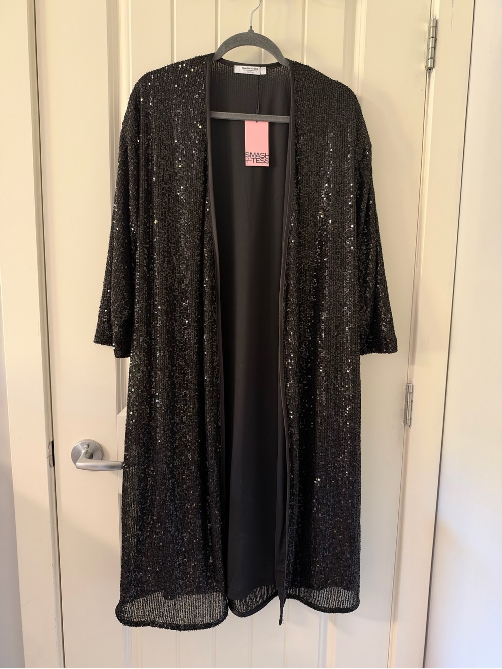 Smash + Tess Black Sequin Duster